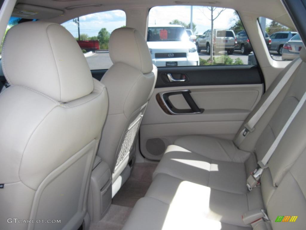 2008 Legacy 2.5 GT Limited Sedan - Newport Blue Pearl / Warm Ivory photo #10