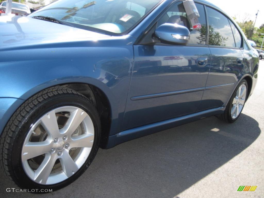 2008 Legacy 2.5 GT Limited Sedan - Newport Blue Pearl / Warm Ivory photo #27