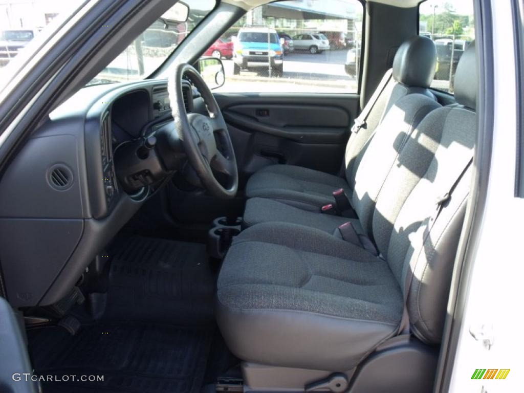 2005 Silverado 1500 LS Regular Cab - Summit White / Dark Charcoal photo #10