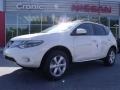 2010 Glacier White Pearl Nissan Murano SL  photo #1