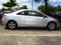 2007 Alabaster Silver Metallic Honda Civic EX Coupe  photo #2