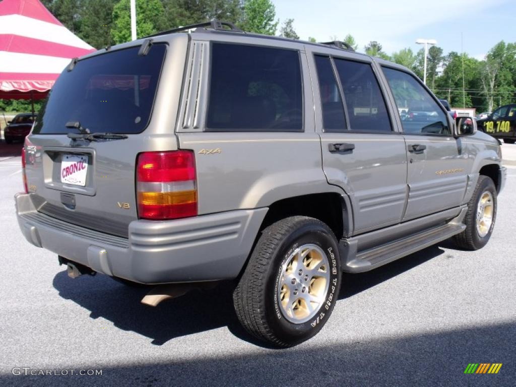 1998 Grand Cherokee Limited 4x4 - Char Gold Satin Glow / Black photo #5