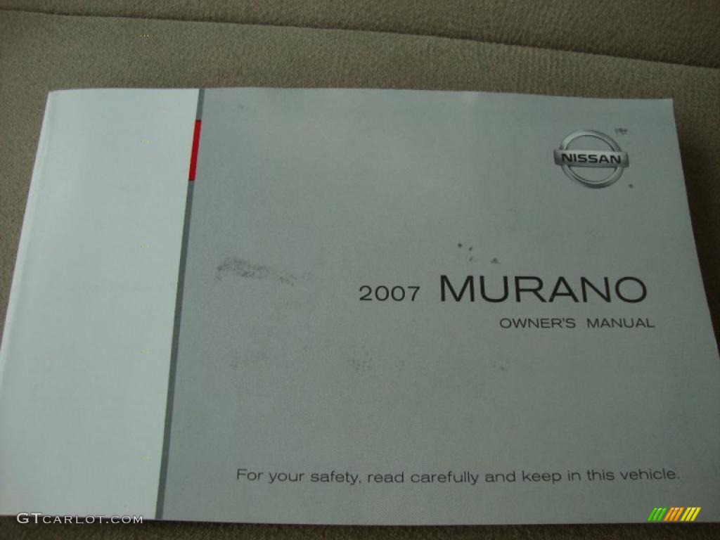 2007 Murano S AWD - Glacier Pearl White / Cafe Latte photo #39