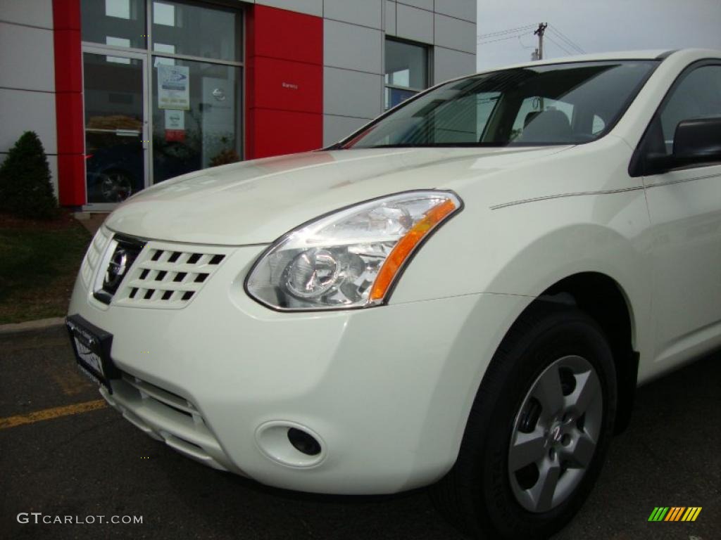 2008 Rogue S AWD - Phantom White Pearl / Gray photo #16