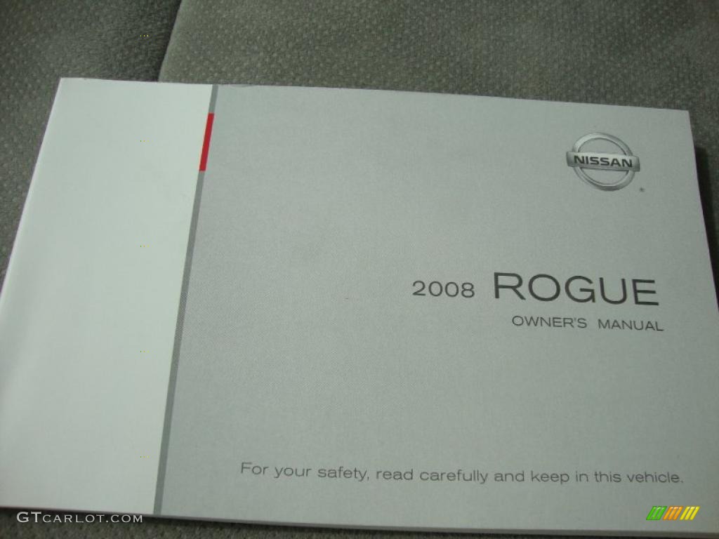 2008 Rogue S AWD - Phantom White Pearl / Gray photo #41