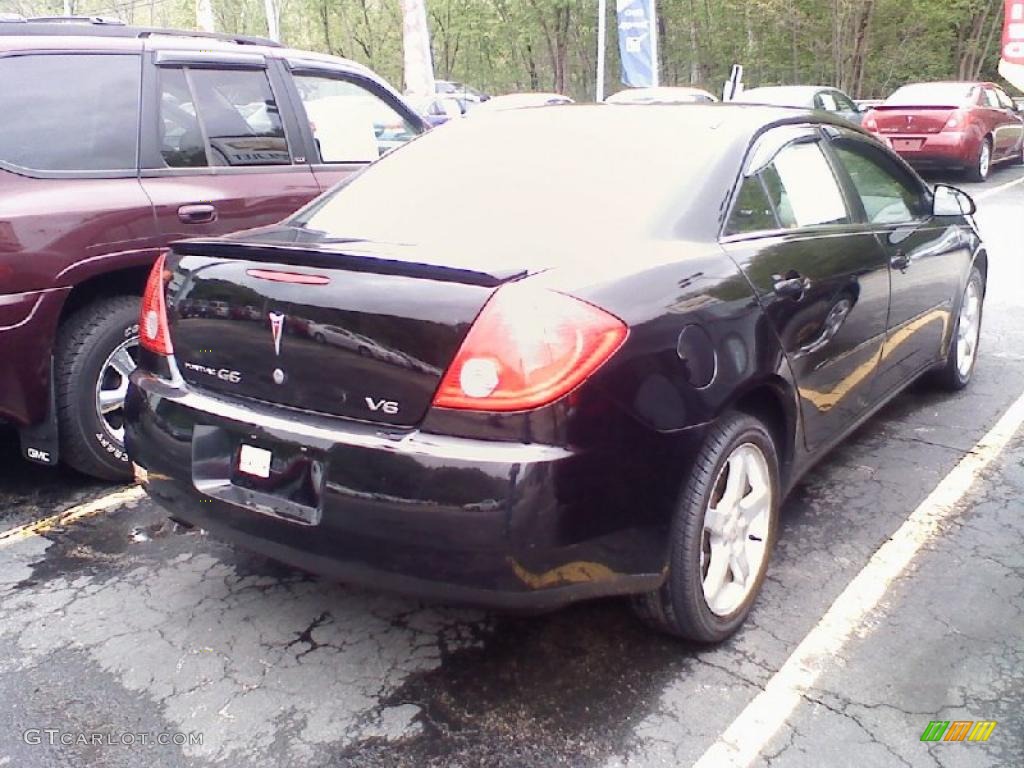 2007 G6 V6 Sedan - Black / Ebony photo #4