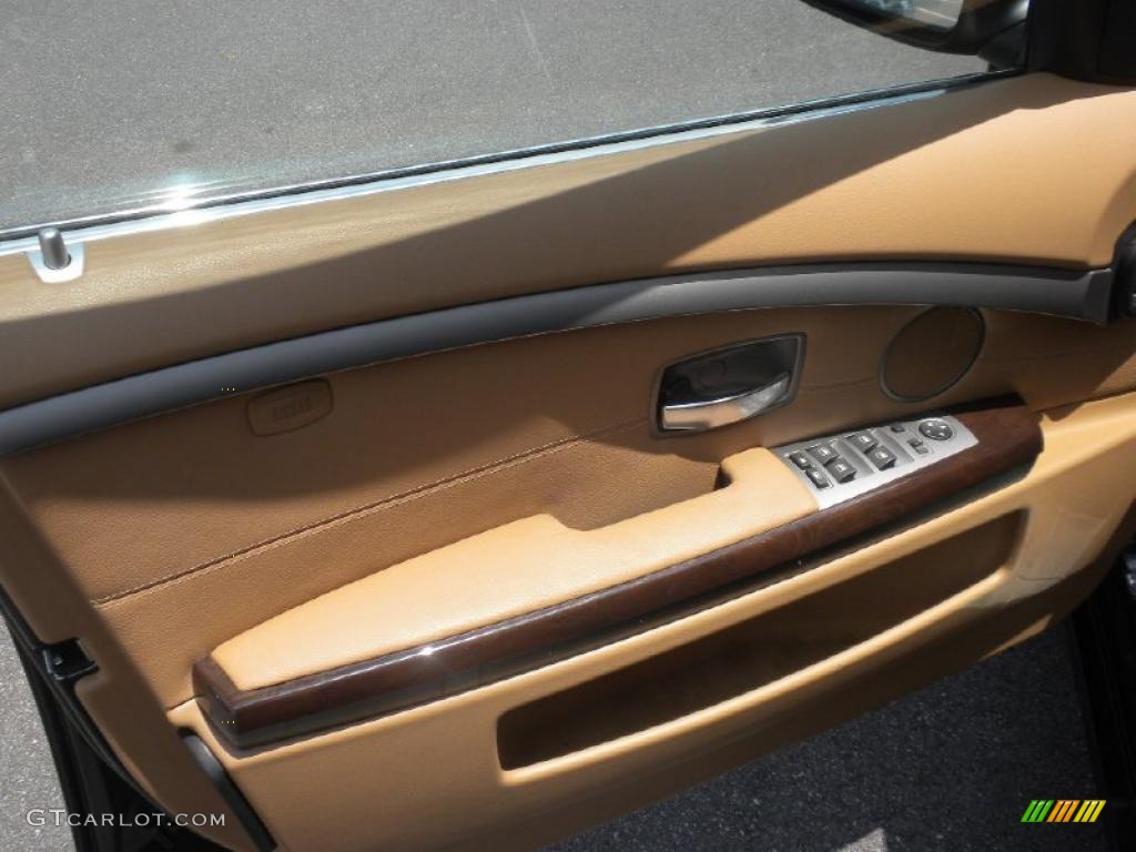 2008 7 Series 750Li Sedan - Deep Green Metallic / Natural Brown Nasca Leather photo #7