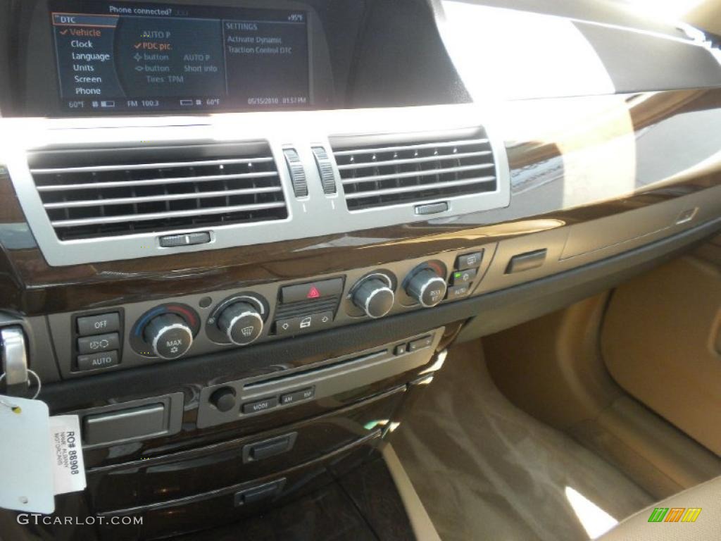 2008 7 Series 750Li Sedan - Deep Green Metallic / Natural Brown Nasca Leather photo #18