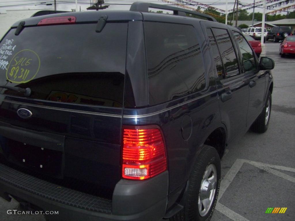 2003 Explorer XLS - True Blue Metallic / Midnight Gray photo #11