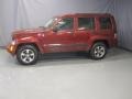 2008 Red Rock Crystal Pearl Jeep Liberty Sport 4x4  photo #2