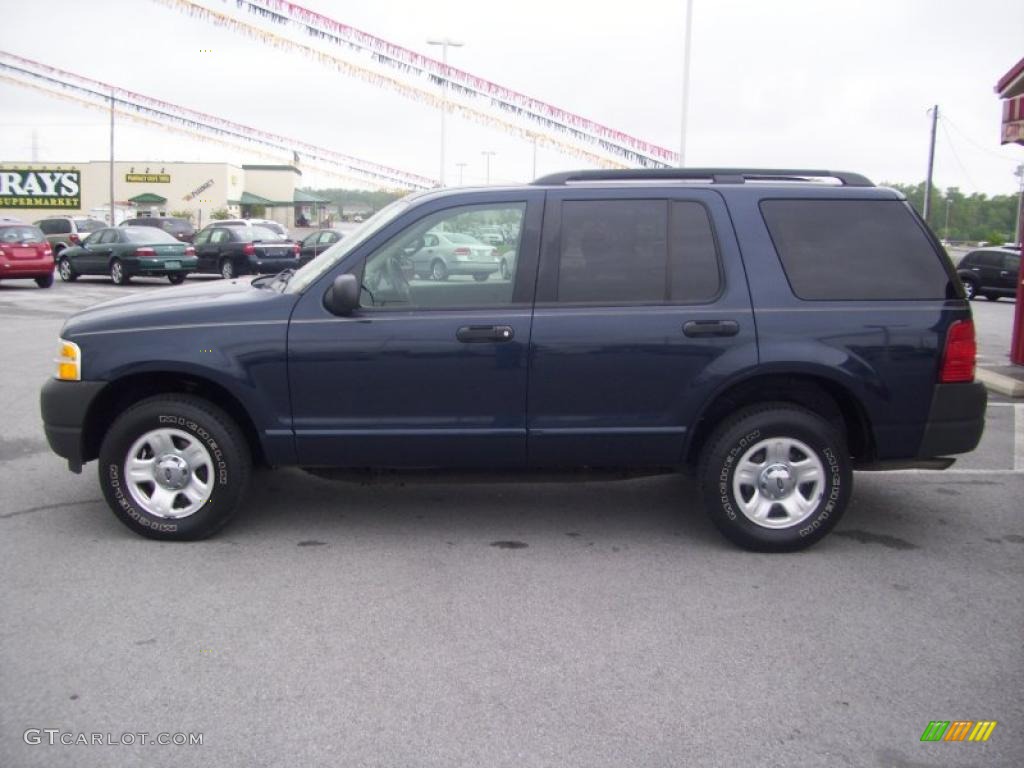 2003 Explorer XLS - True Blue Metallic / Midnight Gray photo #15