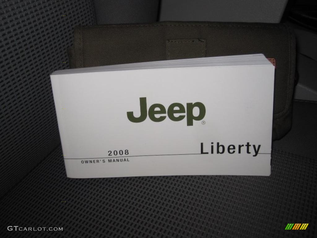 2008 Liberty Sport 4x4 - Red Rock Crystal Pearl / Pastel Slate Gray photo #11