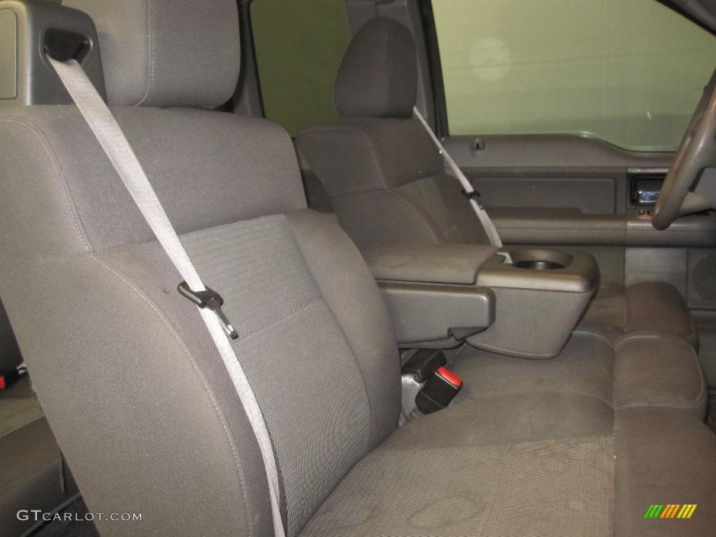 2005 F150 XLT SuperCab 4x4 - Silver Metallic / Medium Flint Grey photo #8