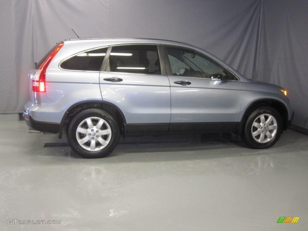 2008 CR-V EX 4WD - Glacier Blue Metallic / Gray photo #4