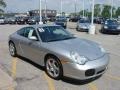 2004 Arctic Silver Metallic Porsche 911 Carrera 4S Coupe  photo #4