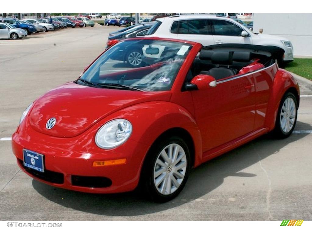 2010 New Beetle 2.5 Convertible - Salsa Red / Black photo #16
