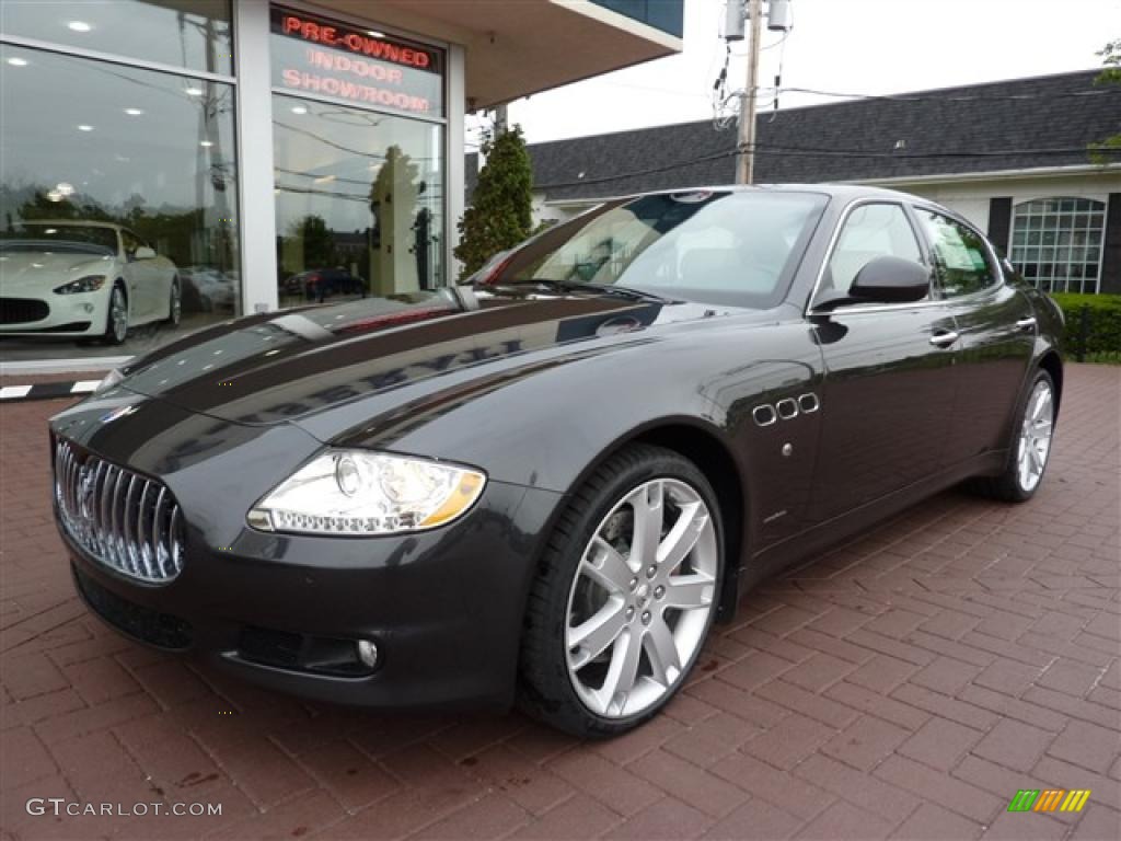 2010 Quattroporte S - Grigio Granito (Dark Grey Metallic) / Beige photo #2