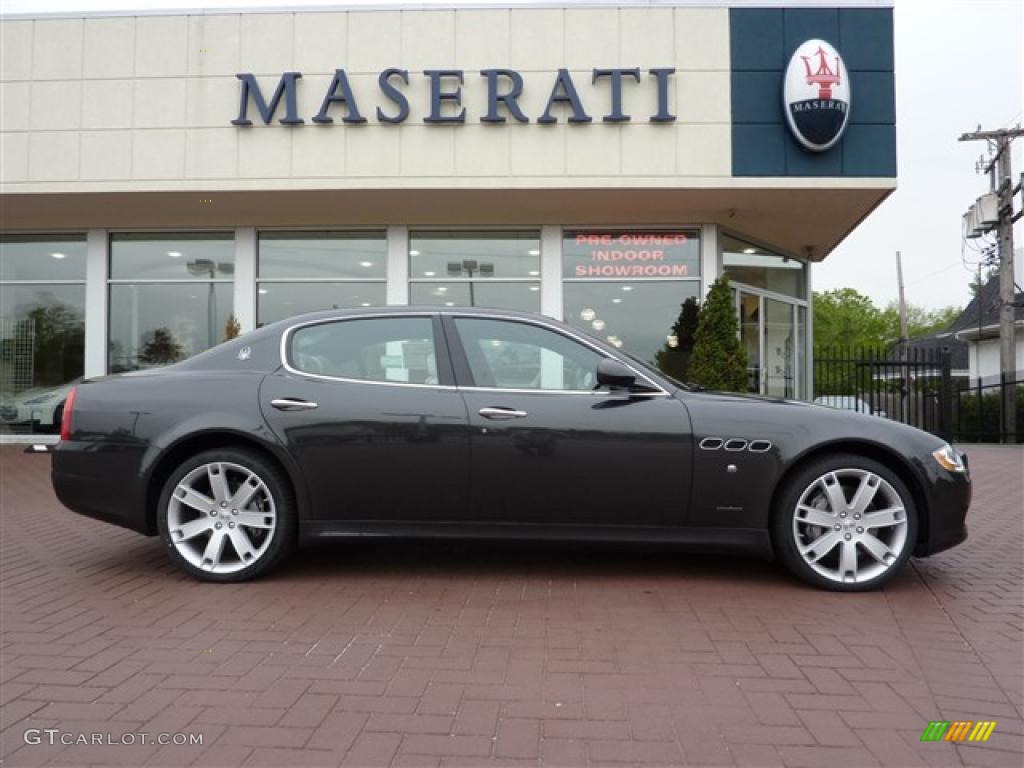 2010 Quattroporte S - Grigio Granito (Dark Grey Metallic) / Beige photo #7