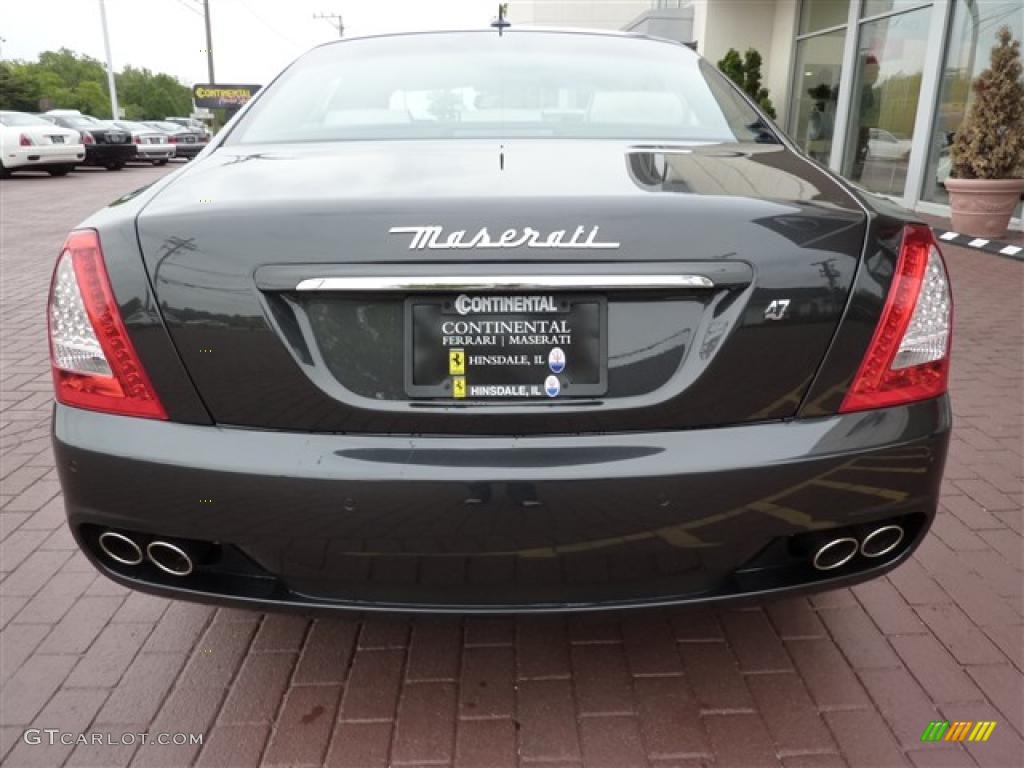 2010 Quattroporte S - Grigio Granito (Dark Grey Metallic) / Beige photo #12