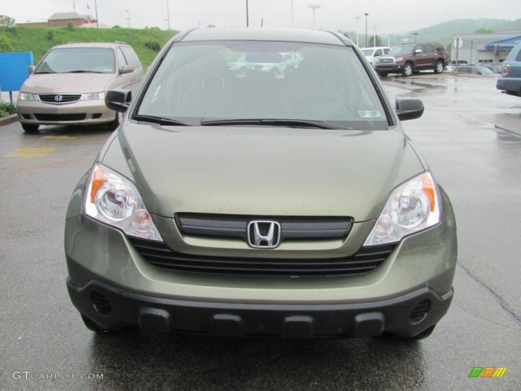 2008 CR-V LX 4WD - Green Tea Metallic / Ivory photo #10