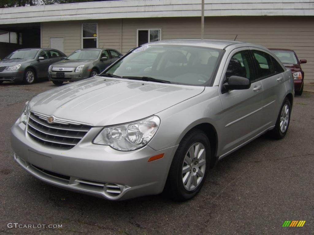 2009 Sebring LX Sedan - Bright Silver Metallic / Dark Slate Gray photo #9