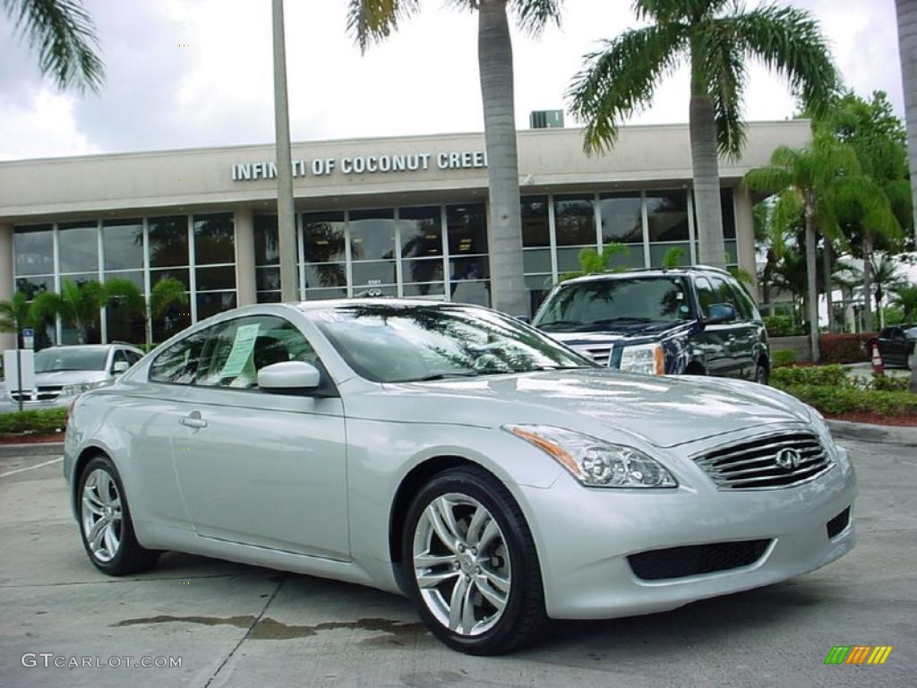 2008 G 37 Coupe - Liquid Platinum Silver / Graphite photo #1