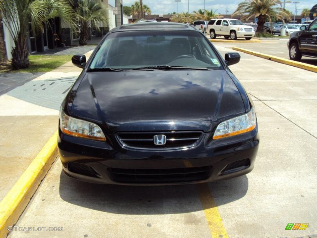 2002 Accord SE Coupe - Nighthawk Black Pearl / Charcoal photo #6