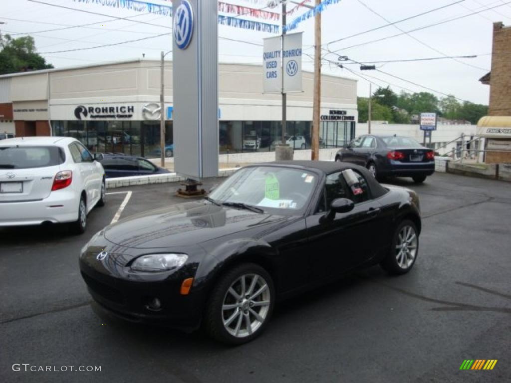 2007 MX-5 Miata Touring Roadster - Brilliant Black / Black photo #1