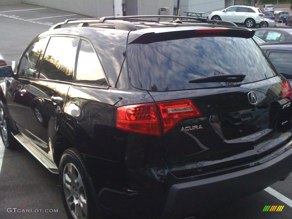 2007 MDX Technology - Formal Black Pearl / Taupe photo #4