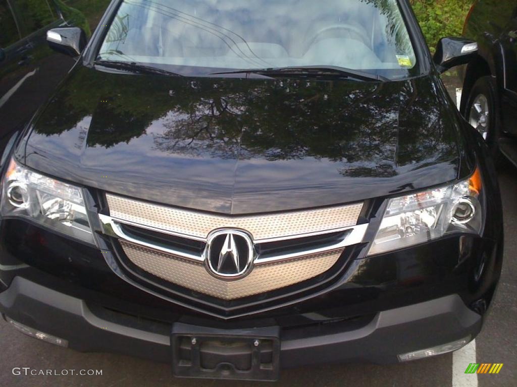 2007 MDX Technology - Formal Black Pearl / Taupe photo #9
