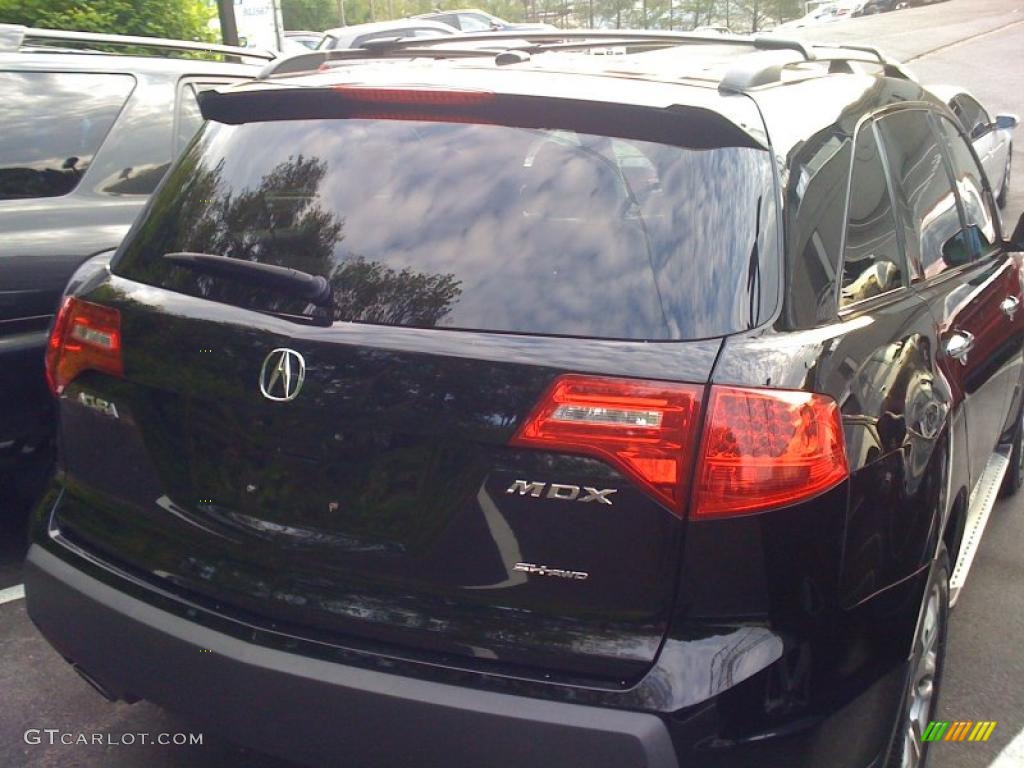 2007 MDX Technology - Formal Black Pearl / Taupe photo #10
