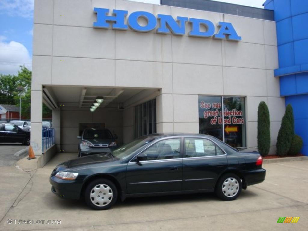 1999 Accord LX Sedan - Dark Emerald Pearl / Ivory photo #1