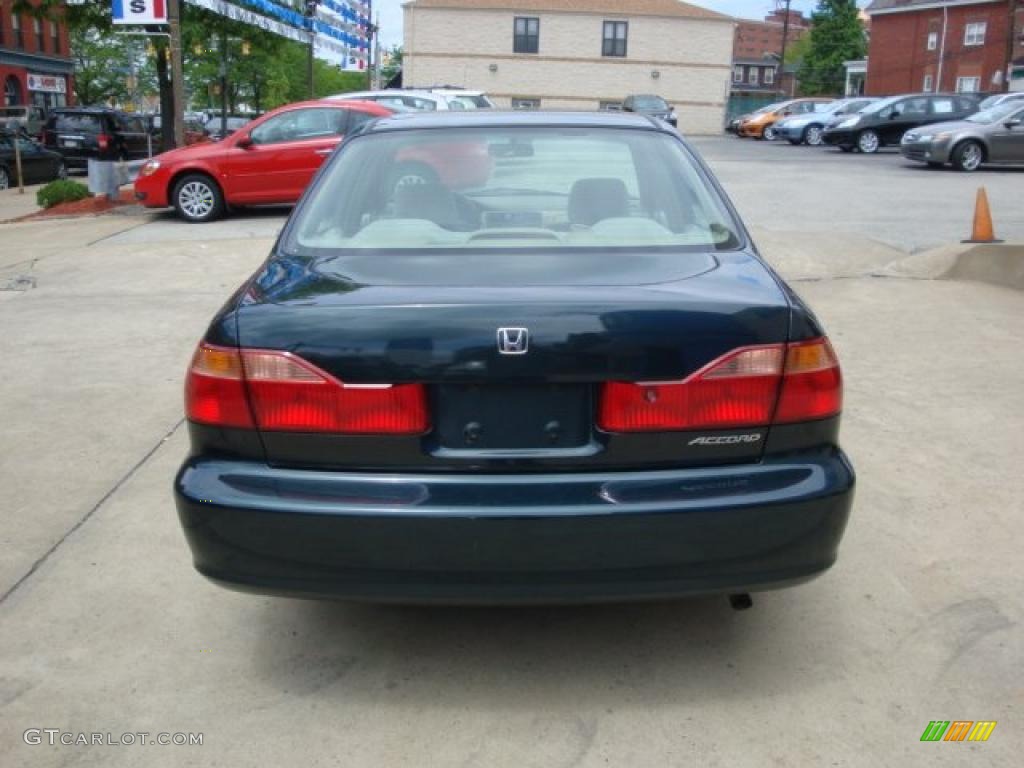 1999 Accord LX Sedan - Dark Emerald Pearl / Ivory photo #3