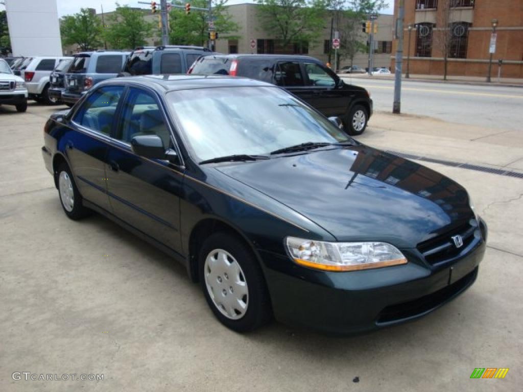 1999 Accord LX Sedan - Dark Emerald Pearl / Ivory photo #6