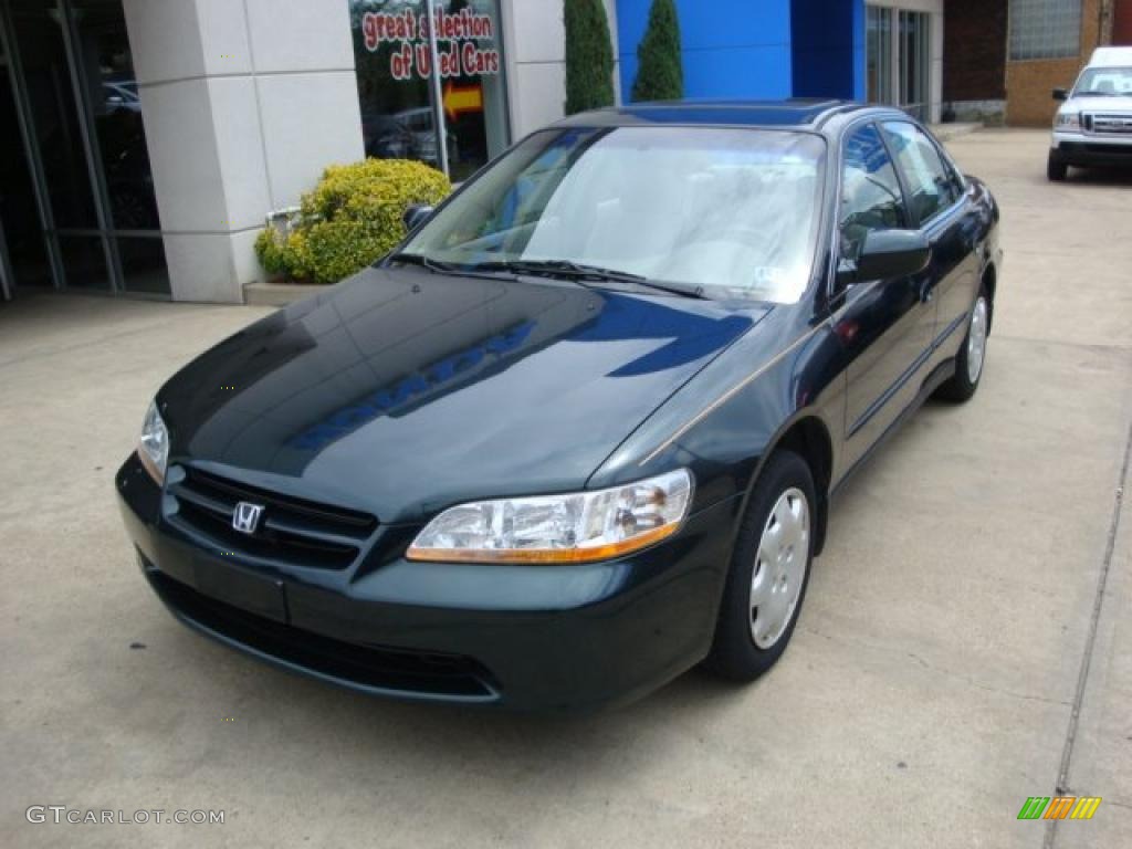 1999 Accord LX Sedan - Dark Emerald Pearl / Ivory photo #11