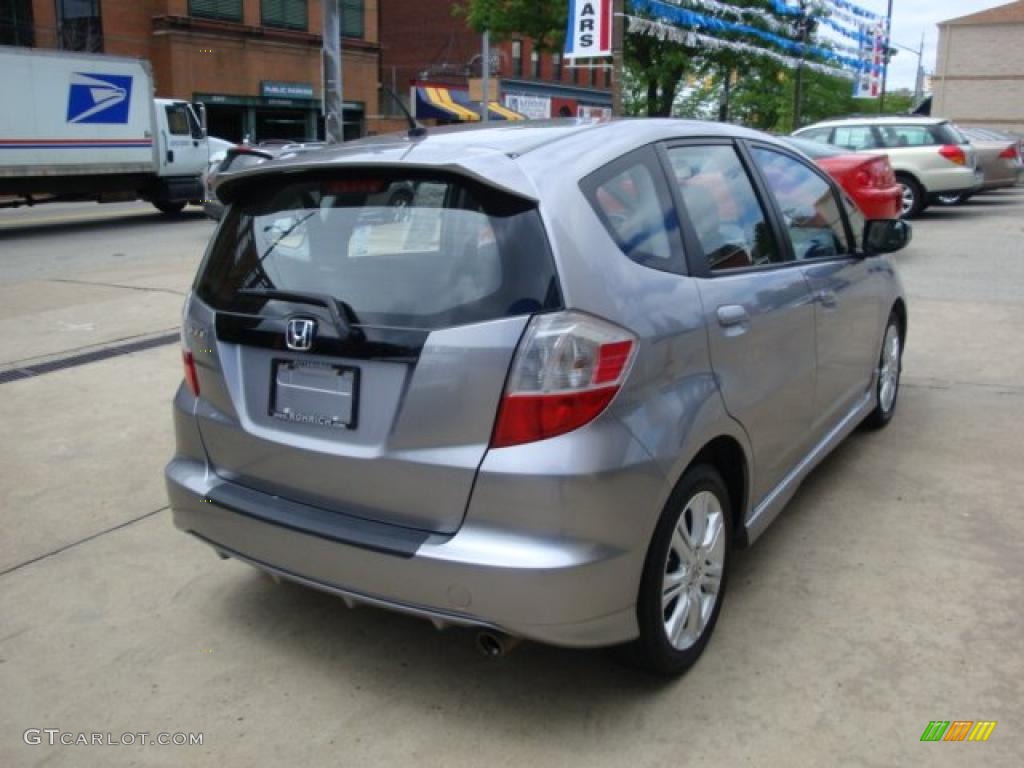 2009 Fit Sport - Storm Silver Metallic / Sport Black photo #4