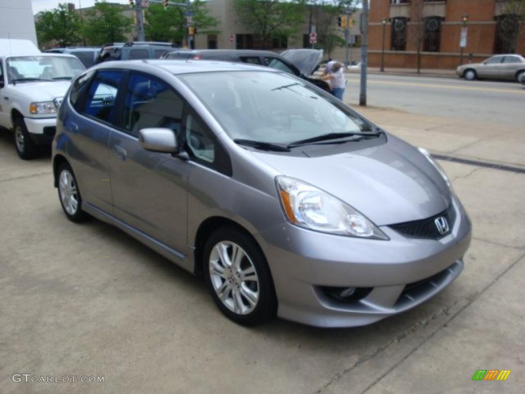 2009 Fit Sport - Storm Silver Metallic / Sport Black photo #6