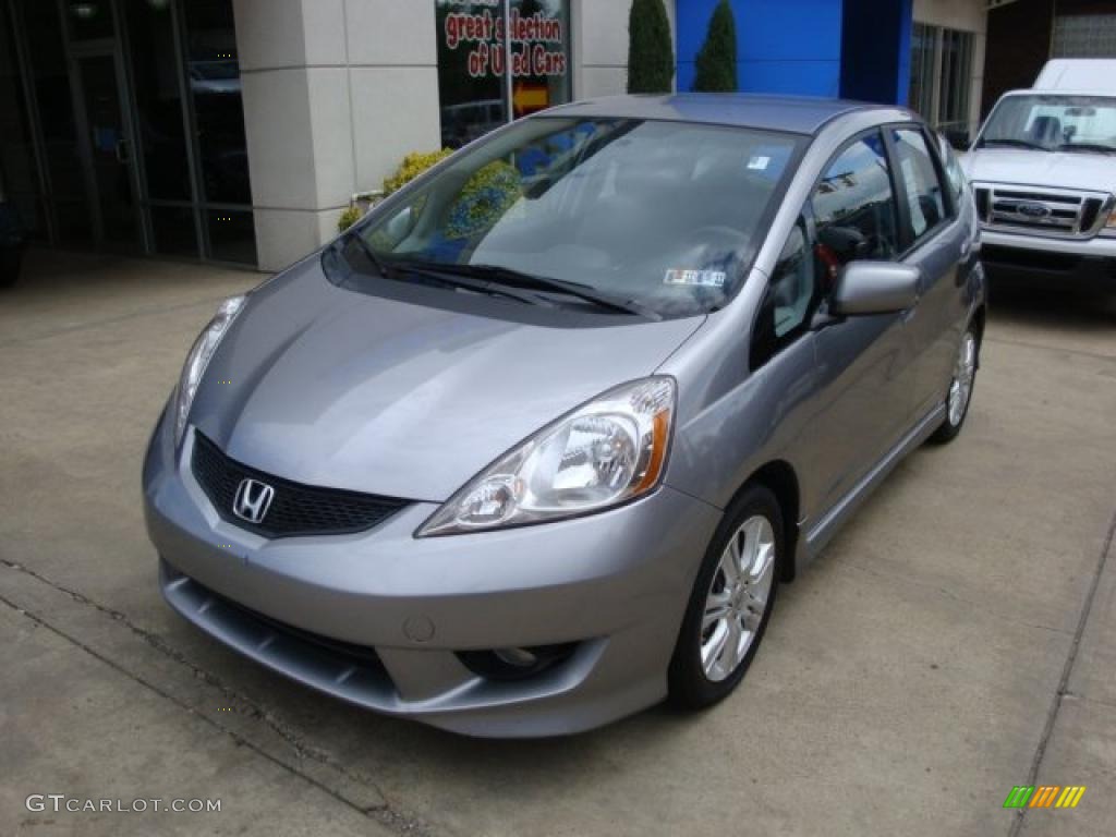 2009 Fit Sport - Storm Silver Metallic / Sport Black photo #11