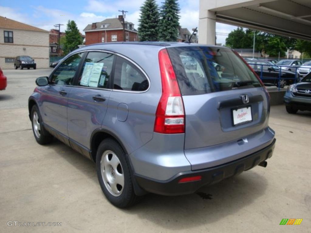 2007 CR-V LX 4WD - Glacier Blue Metallic / Gray photo #2