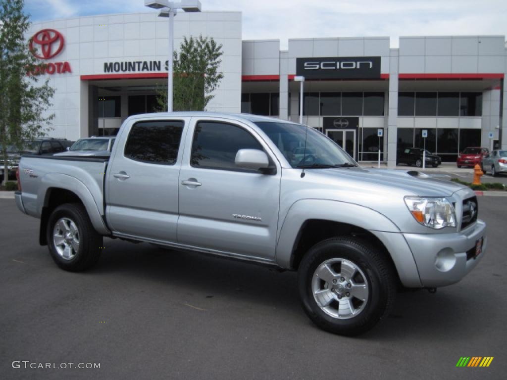 2007 Tacoma V6 TRD Sport Double Cab 4x4 - Silver Streak Mica / Graphite Gray photo #1