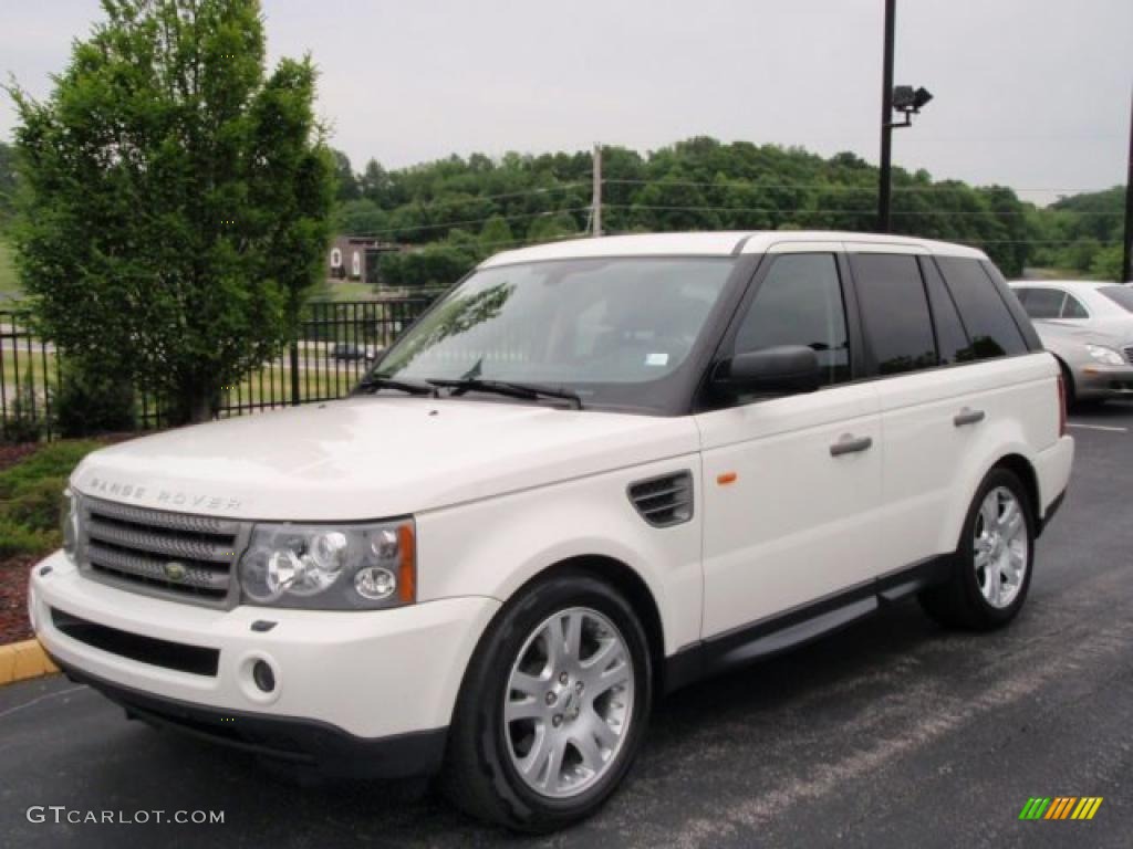 2006 Range Rover Sport HSE - Chawton White / Ebony Black photo #1