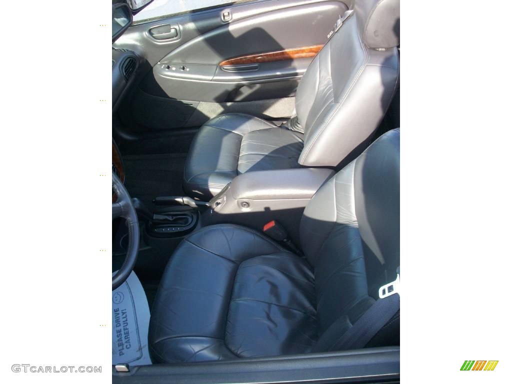 2000 Sebring JXi Convertible - Black / Agate photo #6