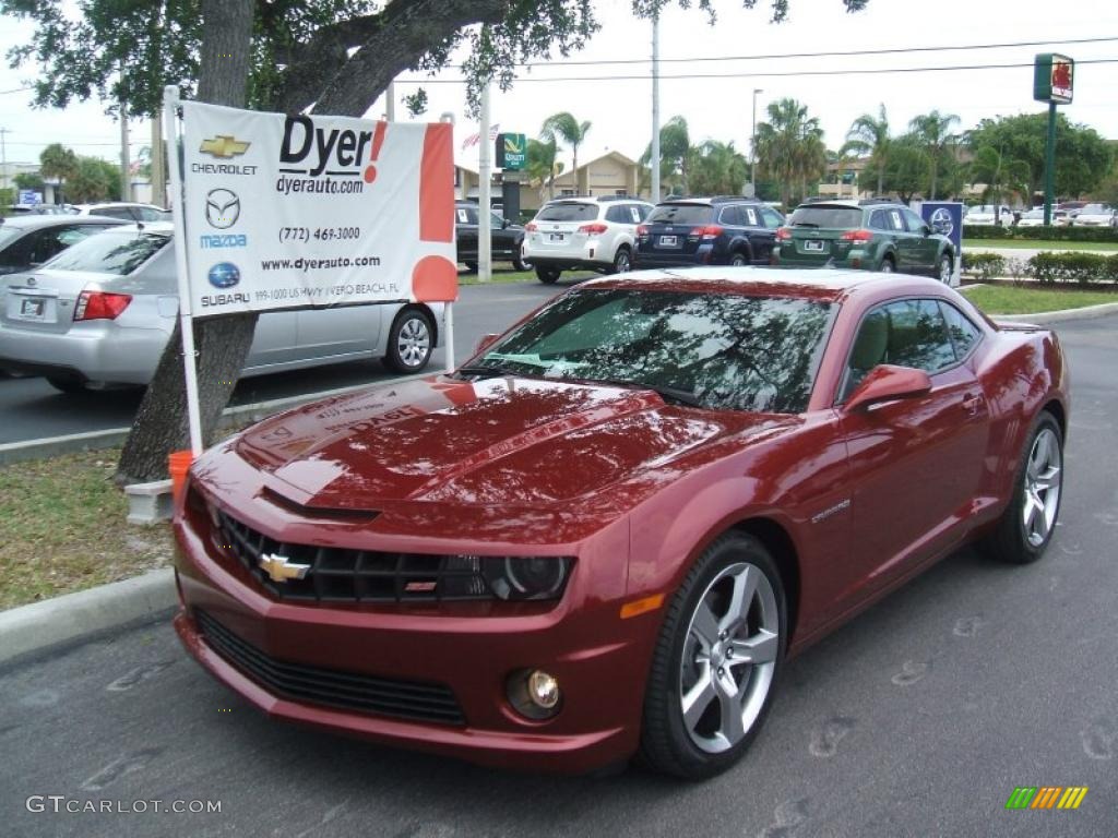 2010 Camaro SS/RS Coupe - Red Jewel Tintcoat / Beige photo #1
