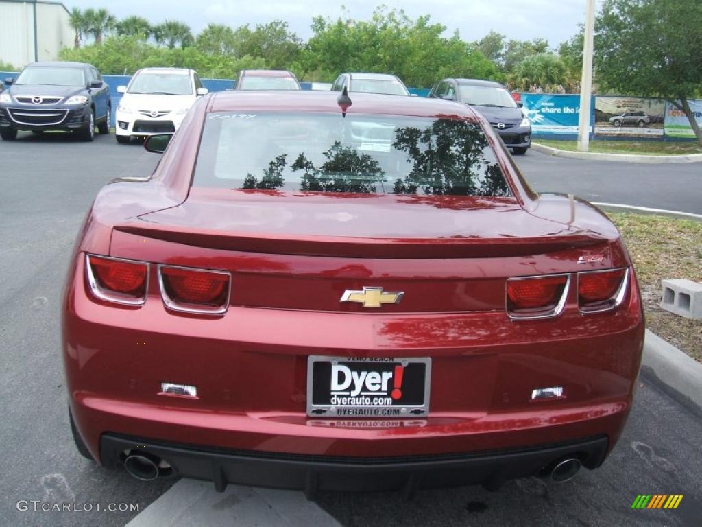 2010 Camaro SS/RS Coupe - Red Jewel Tintcoat / Beige photo #5
