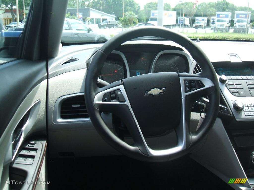 2010 Equinox LT - Navy Blue Metallic / Jet Black/Light Titanium photo #11