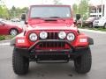 2004 Flame Red Jeep Wrangler Rubicon 4x4  photo #6