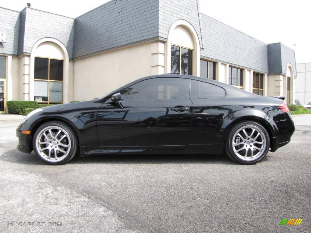 Black Obsidian 2007 Infiniti G 35 Coupe Exterior Photo #30227730
