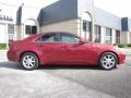 2009 Crystal Red Cadillac CTS Sedan  photo #7