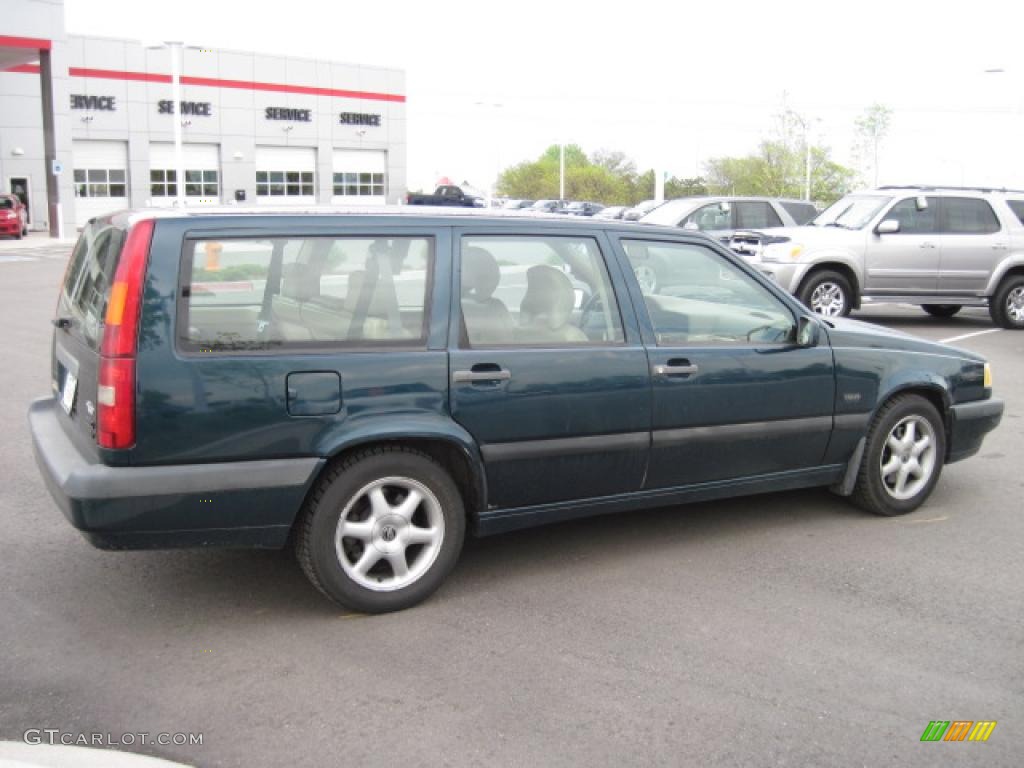 1995 850 GLT Wagon - Blue Green Metallic / Taupe photo #2