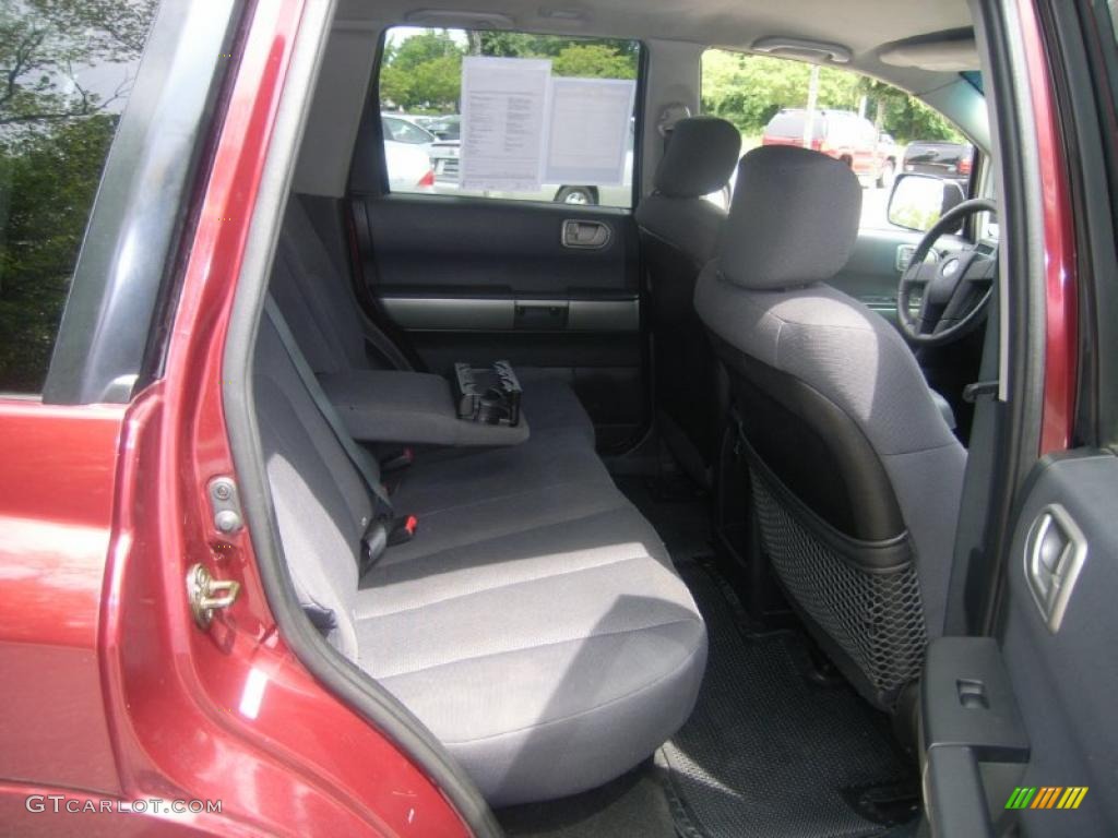 2004 Endeavor LS AWD - Ultra Red Pearl / Charcoal Gray photo #14